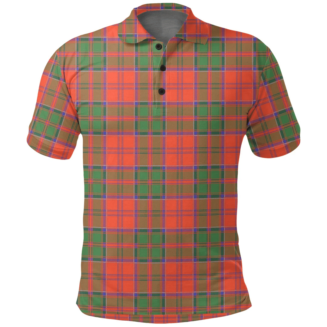 Grant Ancient Tartan Plaid Polo Shirt