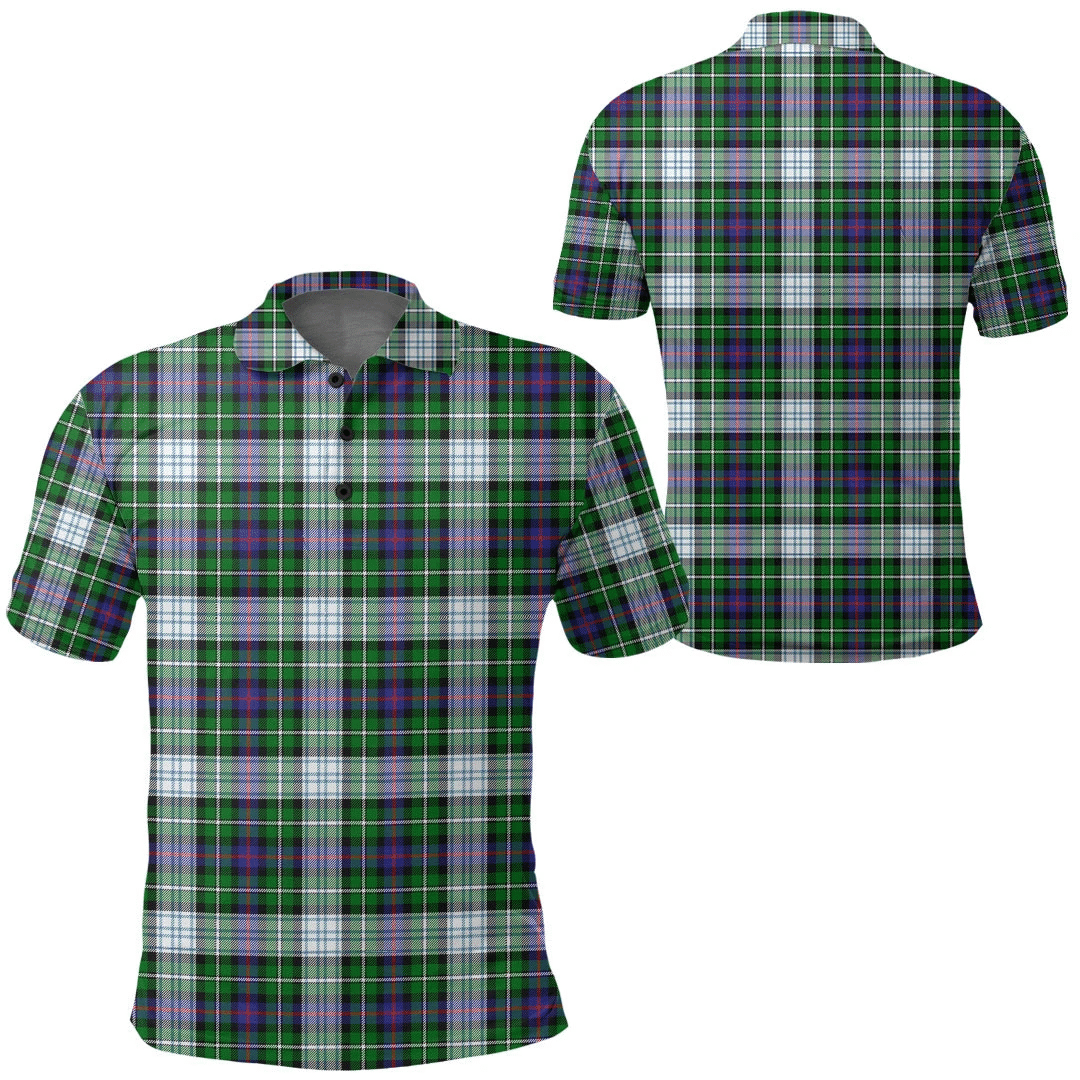 MacKenzie Dress Modern Tartan Plaid Polo Shirt