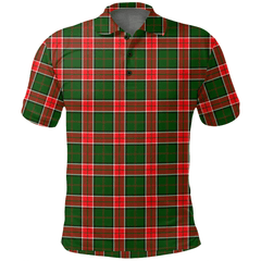 Pollock Modern Tartan Plaid Polo Shirt