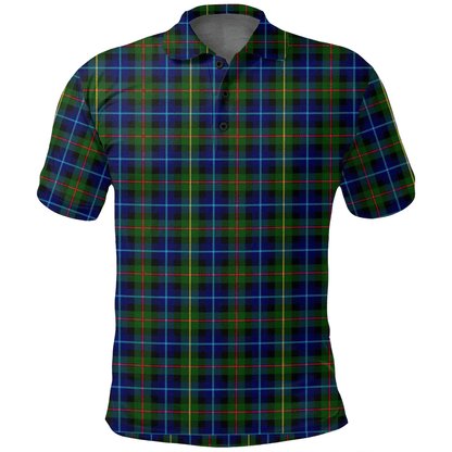 Smith Modern Tartan Plaid Polo Shirt