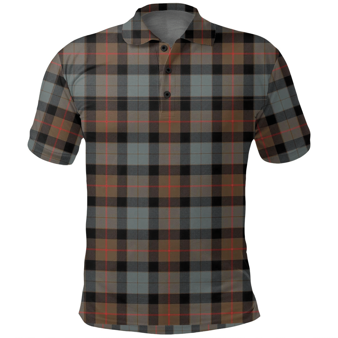 Gunn Weathered Tartan Plaid Polo Shirt