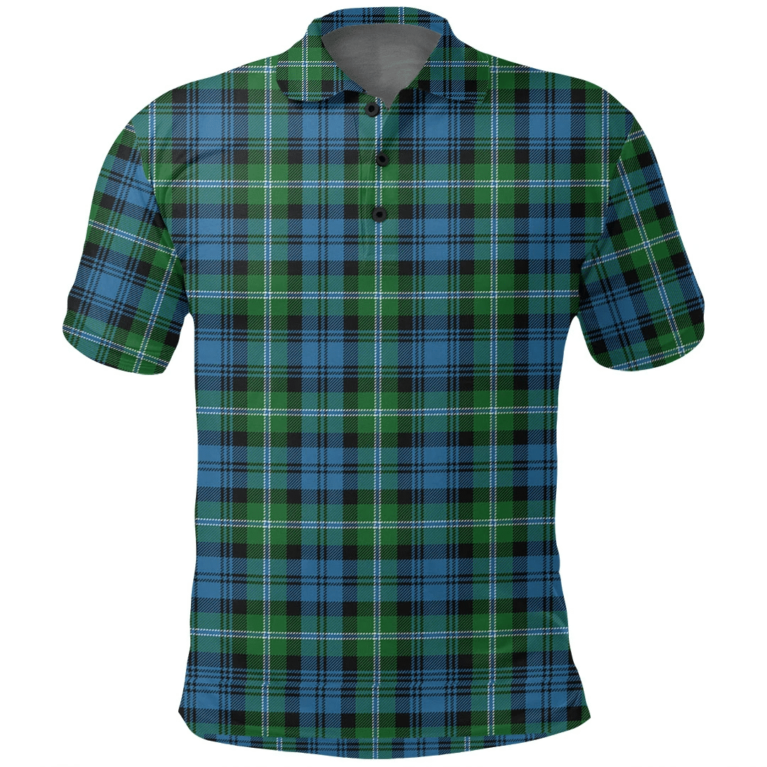 Lyon Clan Tartan Plaid Polo Shirt