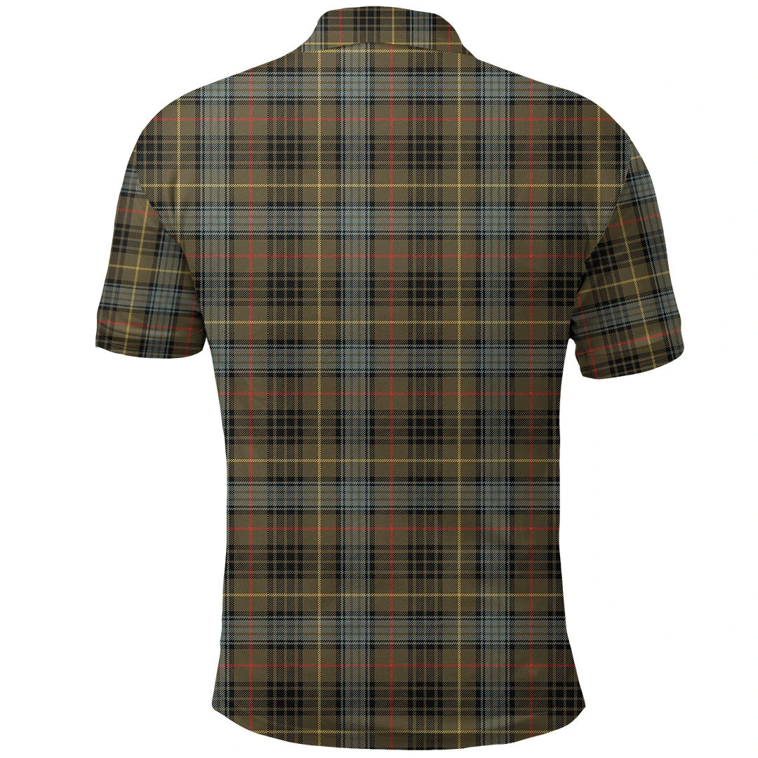 Stewart Hunting Weathered Tartan Plaid Polo Shirt