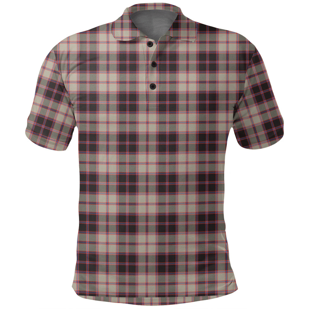 MacPherson Hunting Ancient Tartan Plaid Polo Shirt