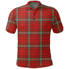 MacLay Modern Tartan Plaid Polo Shirt