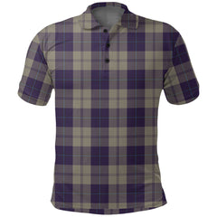 Cunningham Dress Blue Dancers Tartan Plaid Polo Shirt