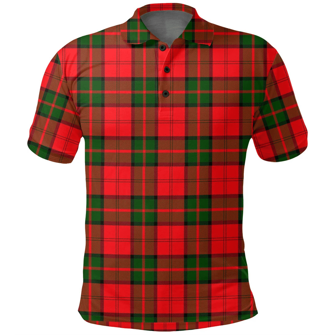 Dunbar Modern Tartan Plaid Polo Shirt
