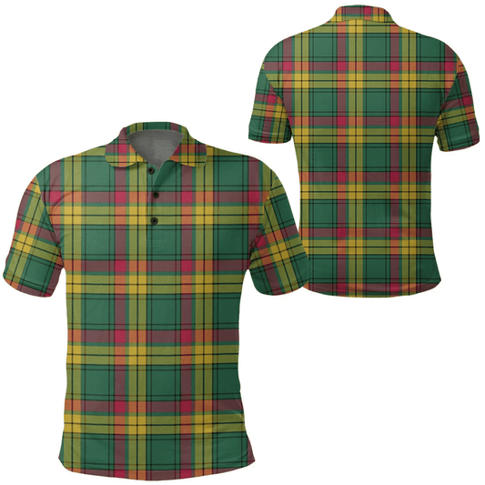 MacMillan Old Ancient Tartan Plaid Polo Shirt