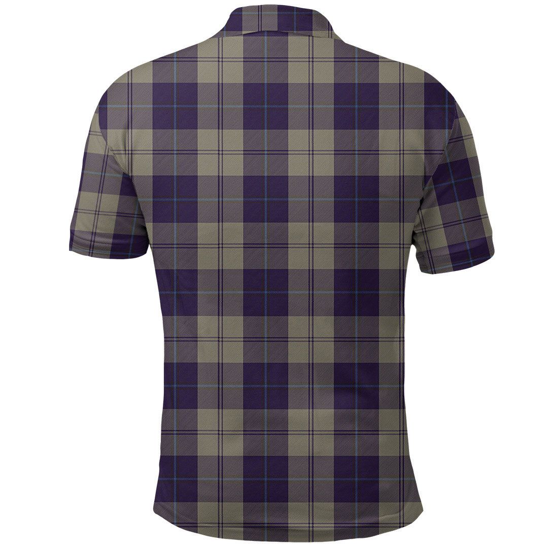 Cunningham Dress Blue Dancers Tartan Plaid Polo Shirt