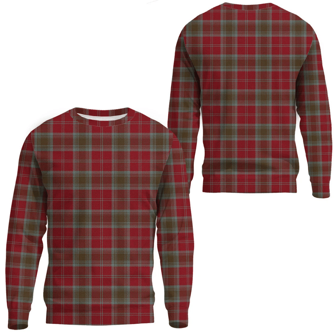 Lindsay Weathered Tartan Plaid Sweatshirt