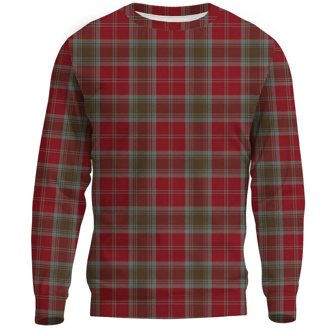 Lindsay Weathered Tartan Plaid Sweatshirt