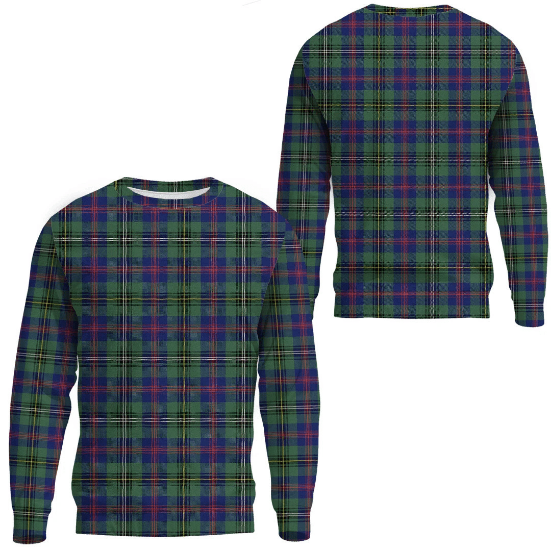 Wood Modern Tartan Plaid Sweatshirt