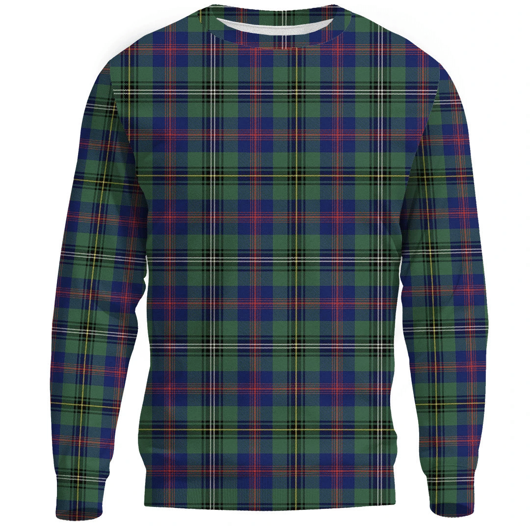 Wood Modern Tartan Plaid Sweatshirt