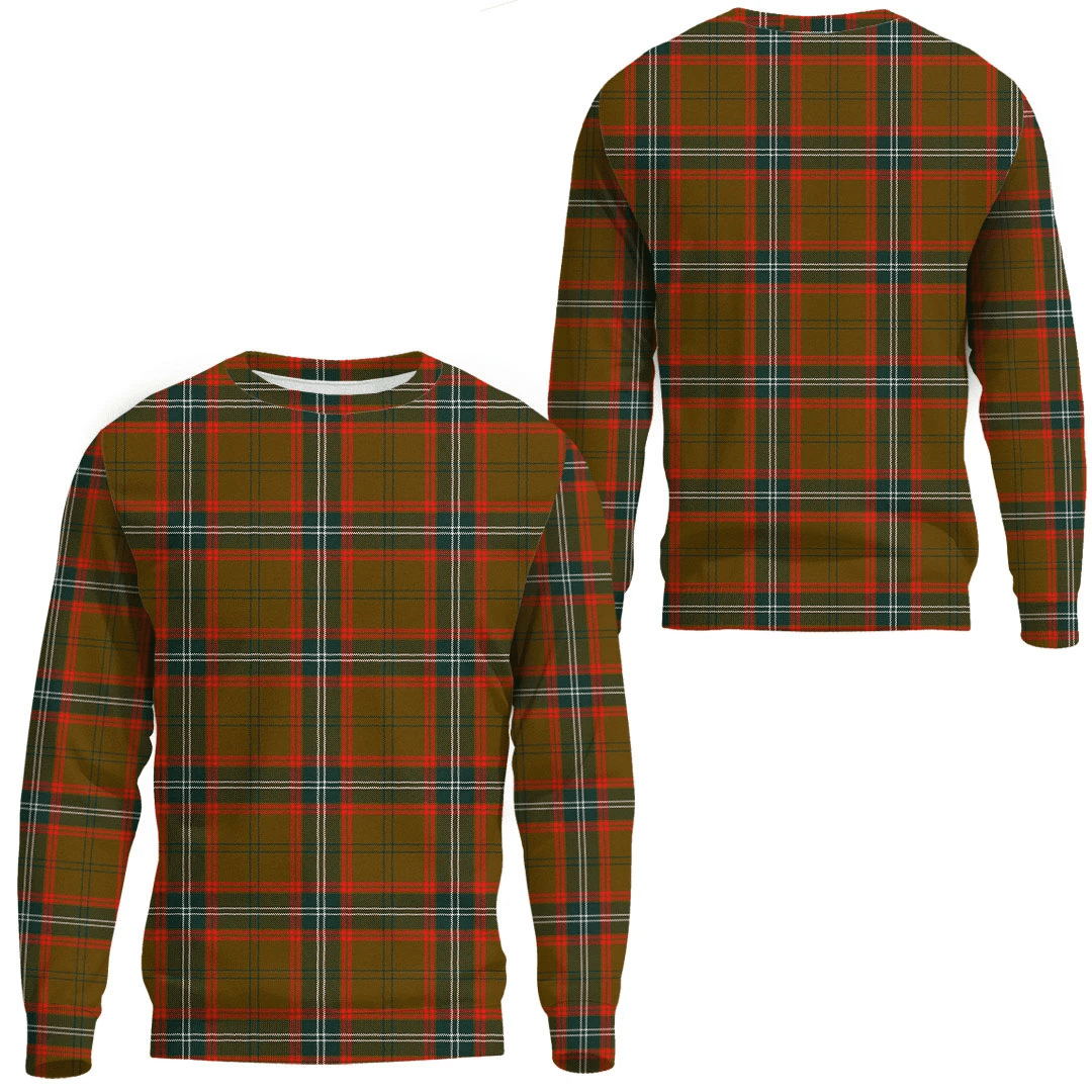 Seton Hunting Modern Tartan Plaid Sweatshirt