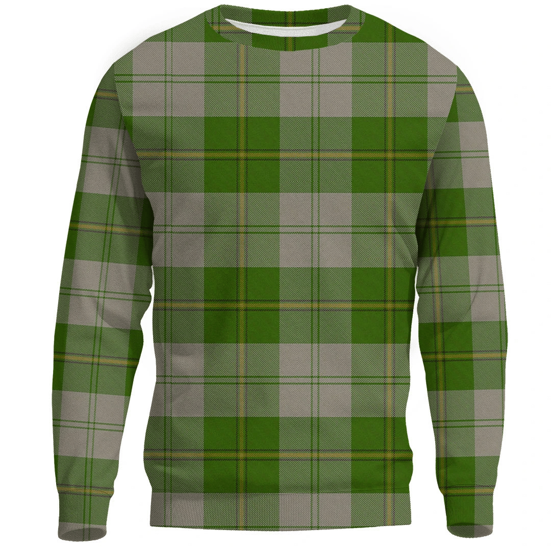 Cunningham Dress Green Dancers Tartan Plaid Sweatshirt