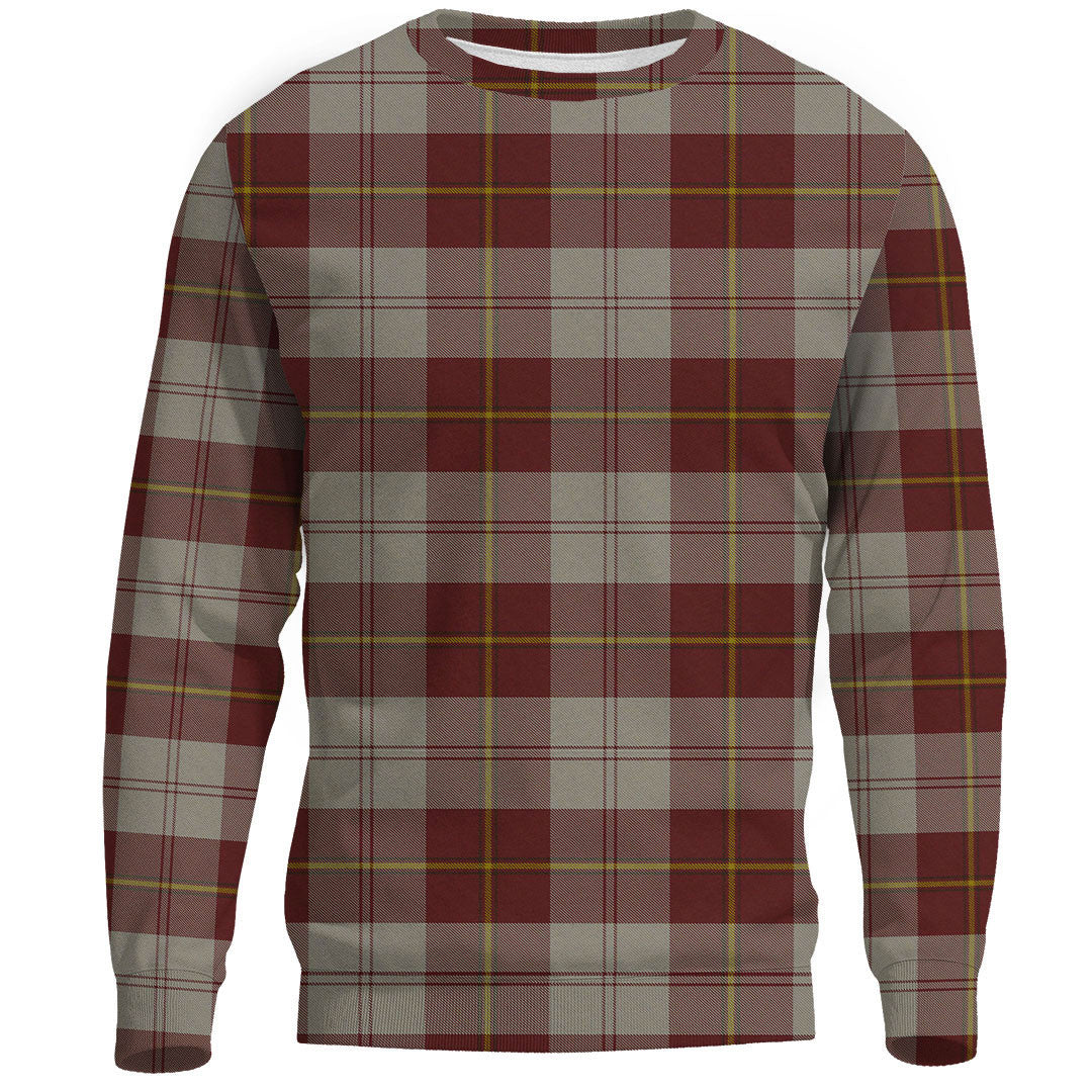 Cunningham Burgundy Dancers Tartan Plaid Sweatshirt