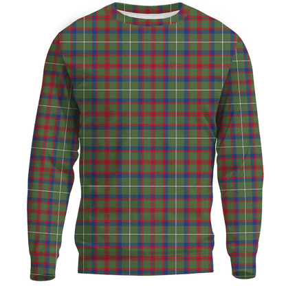 Shaw Green Modern Tartan Plaid Sweatshirt