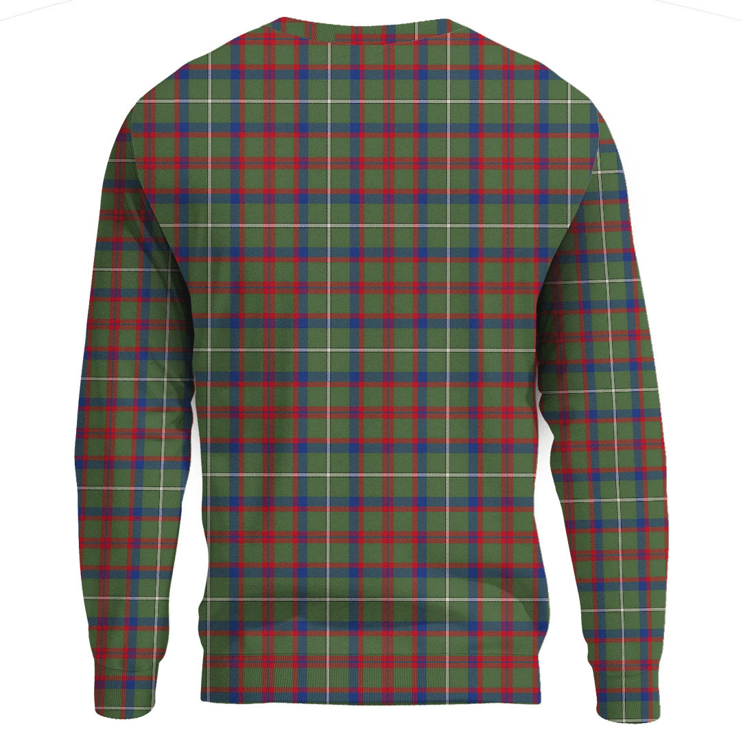 Shaw Green Modern Tartan Plaid Sweatshirt