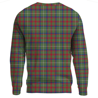 Shaw Green Modern Tartan Plaid Sweatshirt