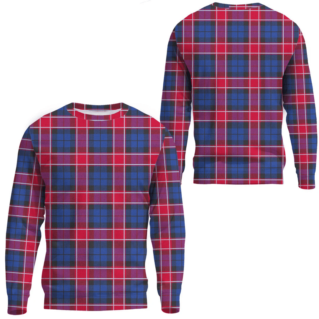 Graham of Menteith Red Tartan Plaid Sweatshirt