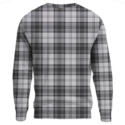 Douglas Grey Modern Tartan Plaid Sweatshirt