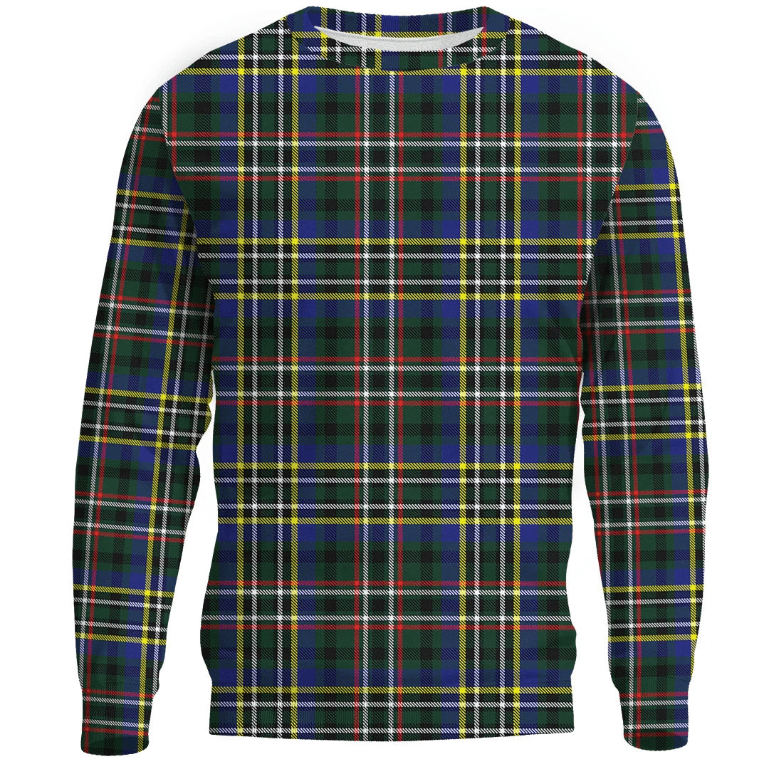 SCOTT GREEN MODERN Tartan Plaid Sweatshirt