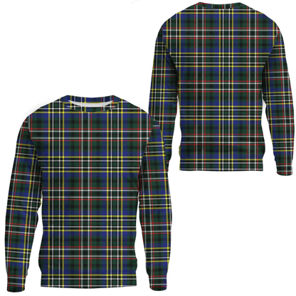 SCOTT GREEN MODERN Tartan Plaid Sweatshirt