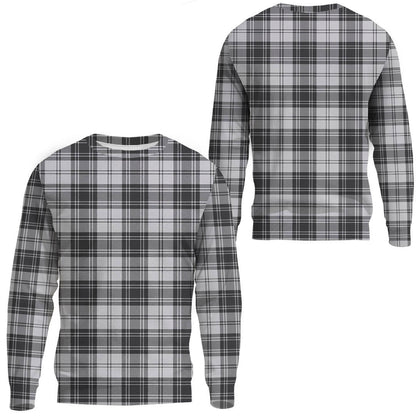 Douglas Grey Modern Tartan Plaid Sweatshirt