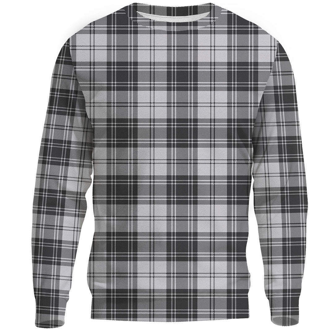 Douglas Grey Modern Tartan Plaid Sweatshirt