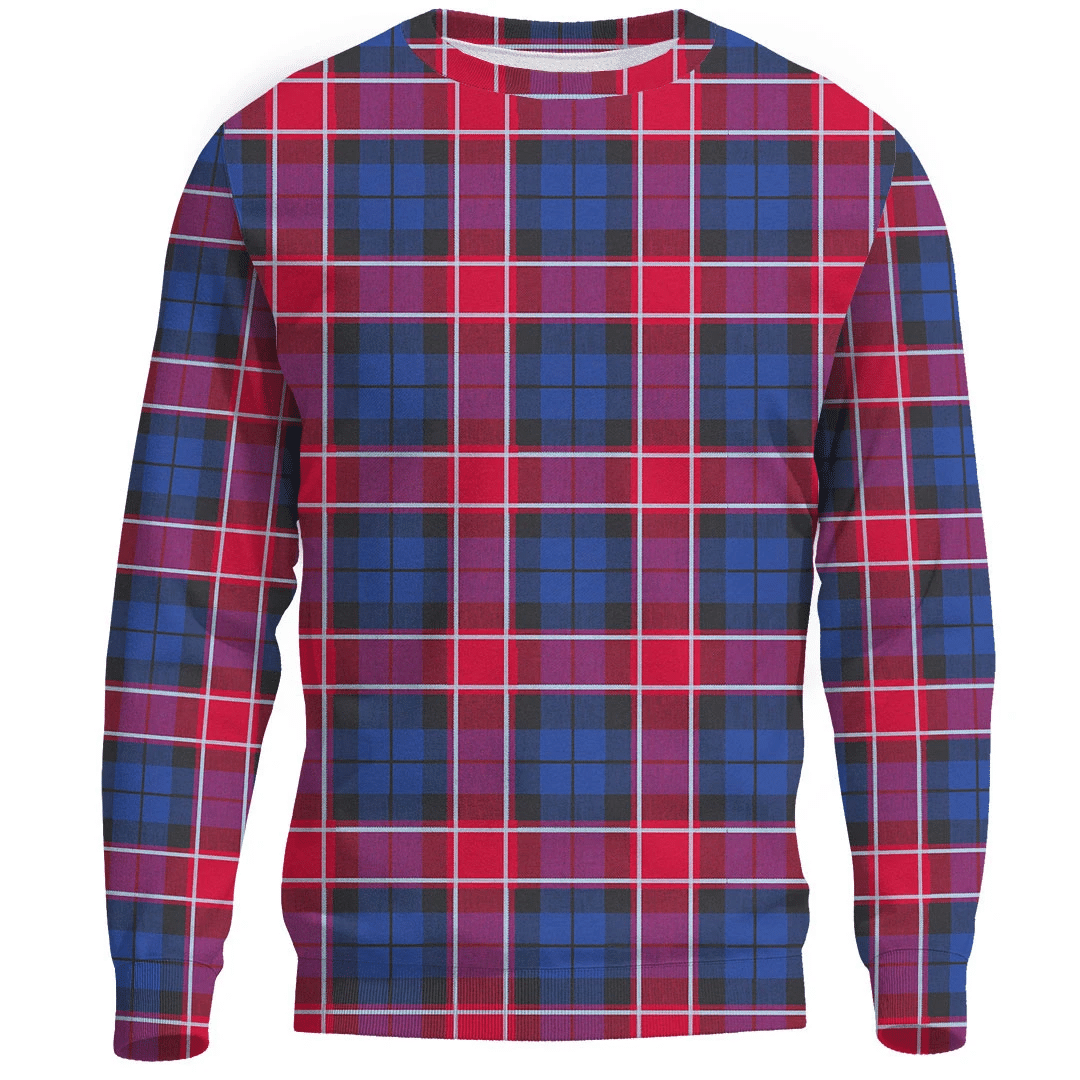 Graham of Menteith Red Tartan Plaid Sweatshirt