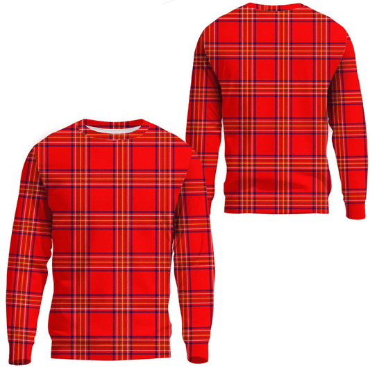 Burnett Modern Tartan Plaid Sweatshirt