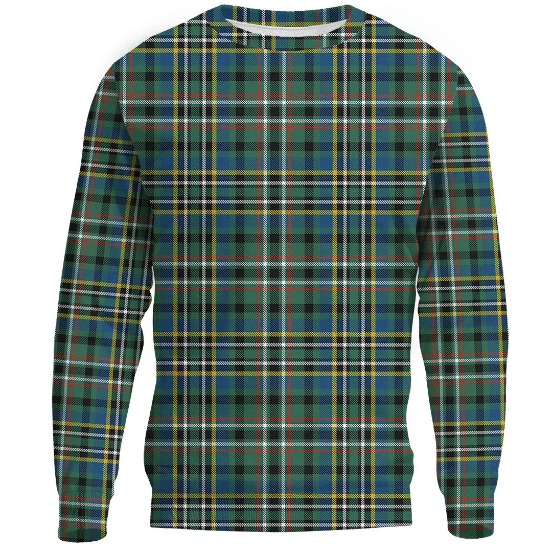 SCOTT GREEN ANCIENT Tartan Plaid Sweatshirt