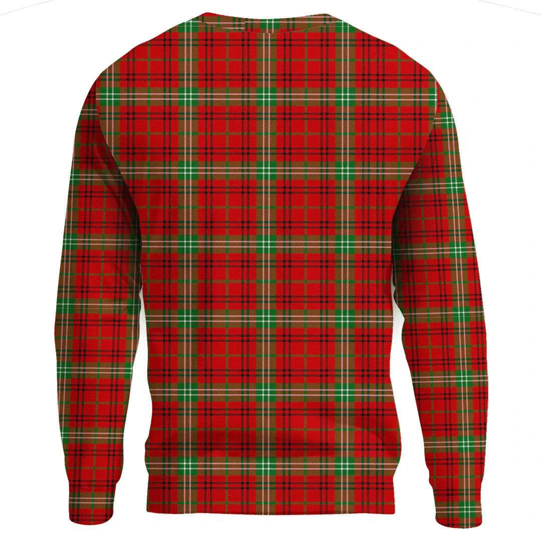 Morrison Red Modern Tartan Plaid Sweatshirt