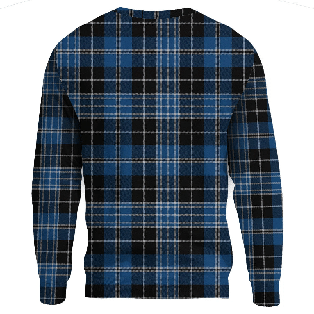 Clergy Blue Tartan Plaid Sweatshirt