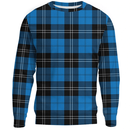 Ramsay Blue Ancient Tartan Plaid Sweatshirt