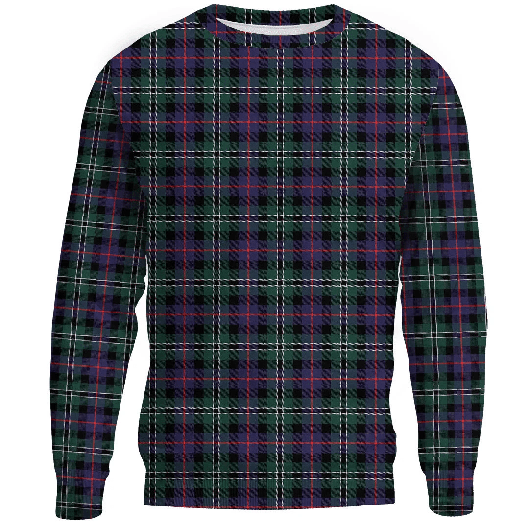 Rose Hunting Modern Tartan Plaid Sweatshirt