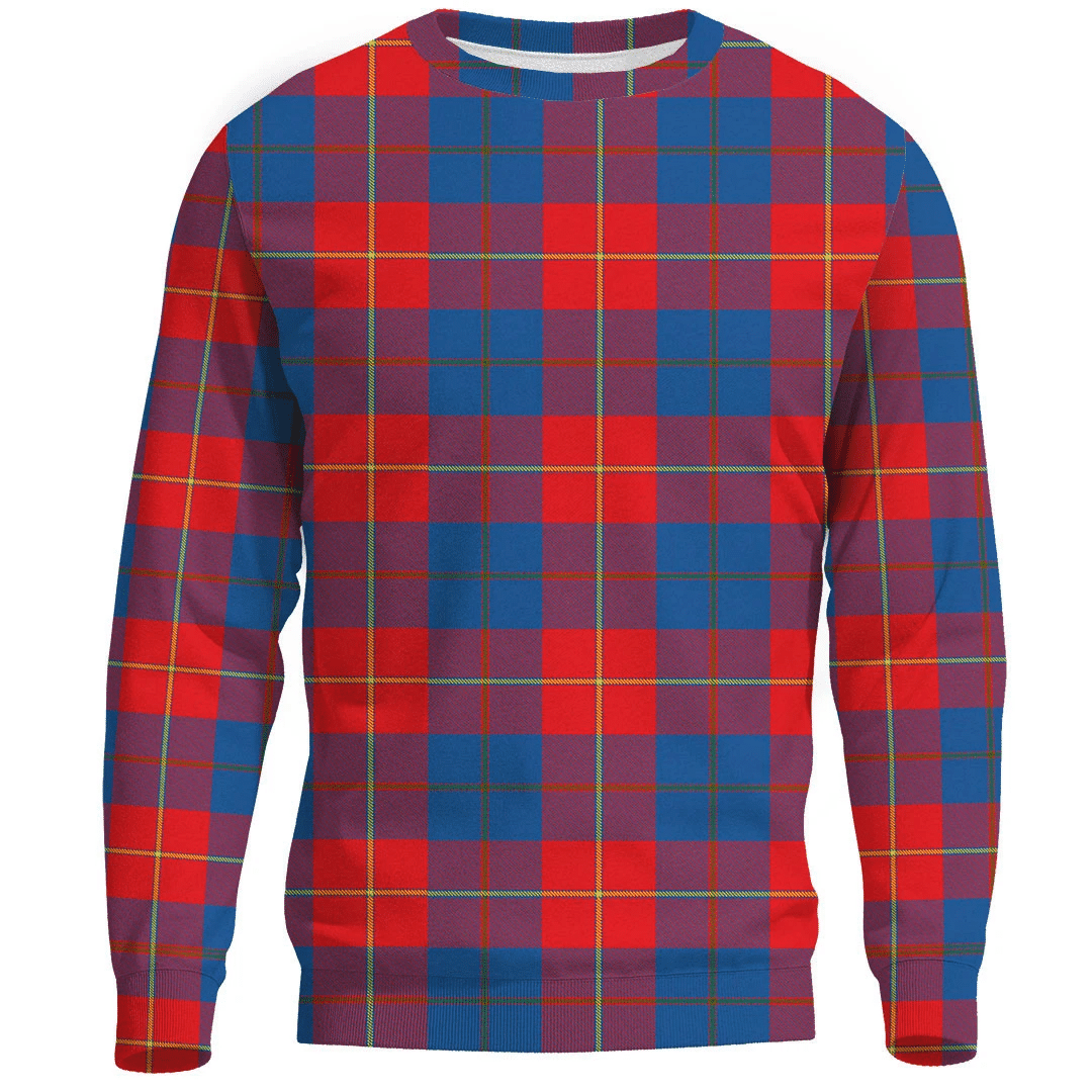 Galloway Red Tartan Plaid Sweatshirt