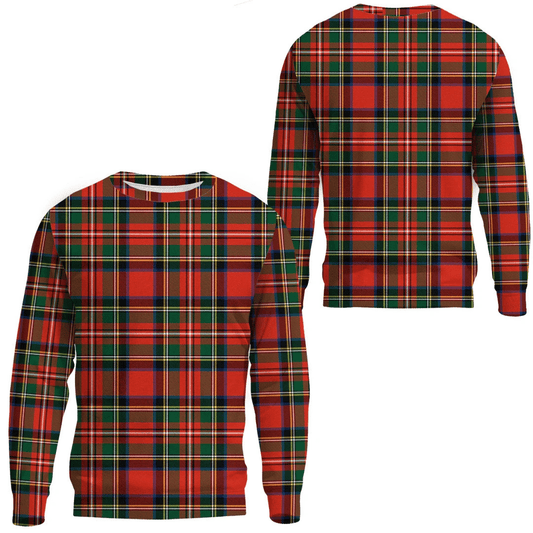 Stewart Royal Modern Tartan Plaid Sweatshirt