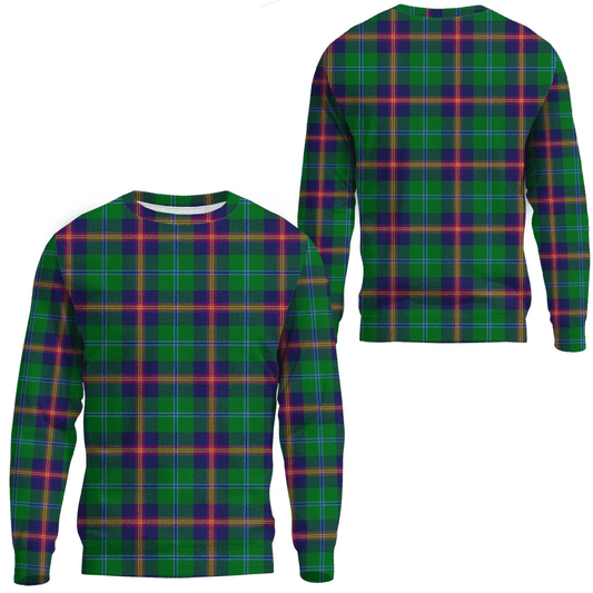 Young Modern Tartan Plaid Sweatshirt