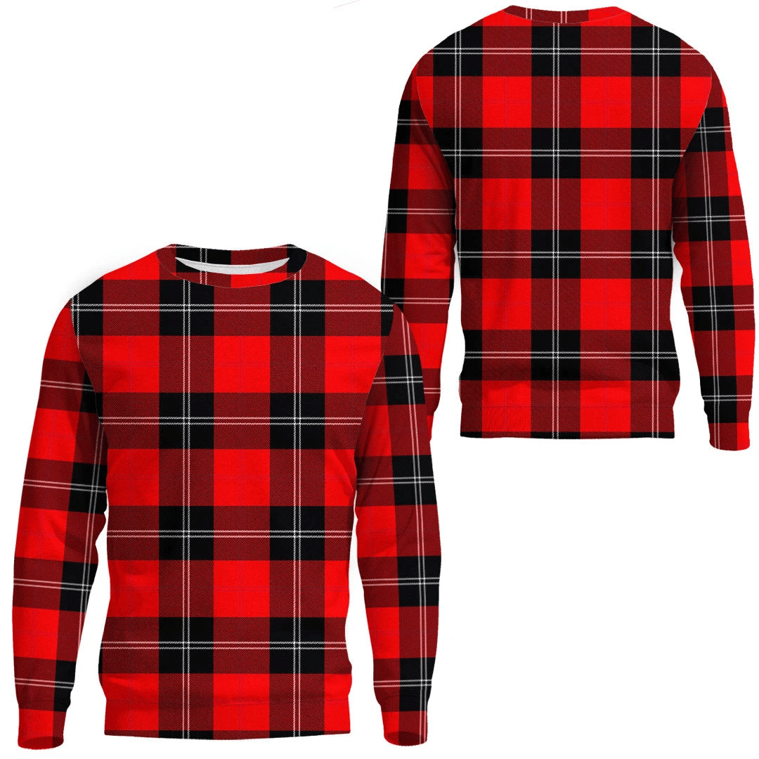 Ramsay Modern Tartan Plaid Sweatshirt