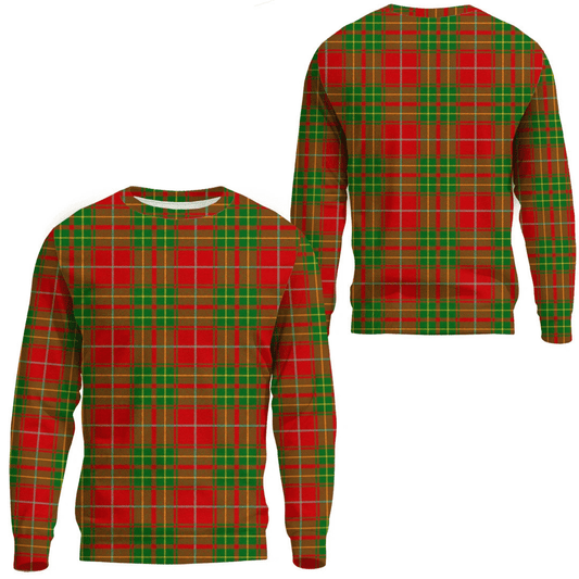 Burnett Ancient Tartan Plaid Sweatshirt