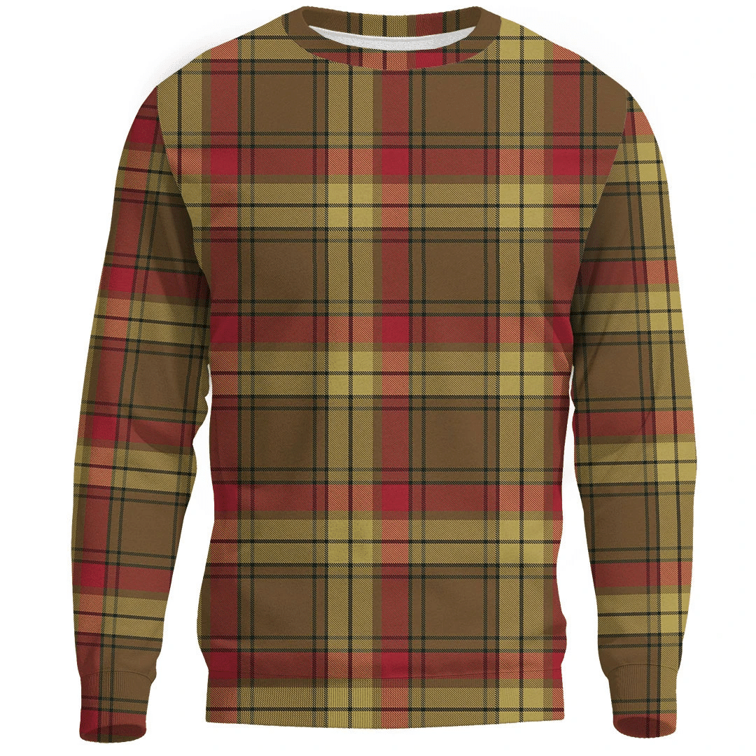 MacMillan Old Weathered Tartan Plaid Sweatshirt