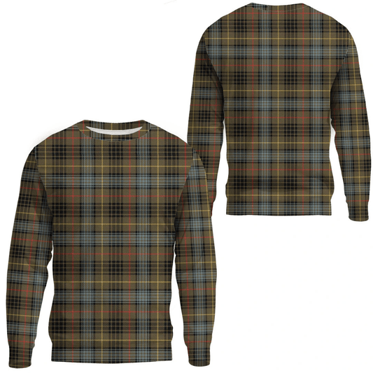 Stewart Hunting Weathered Tartan Plaid Sweatshirt