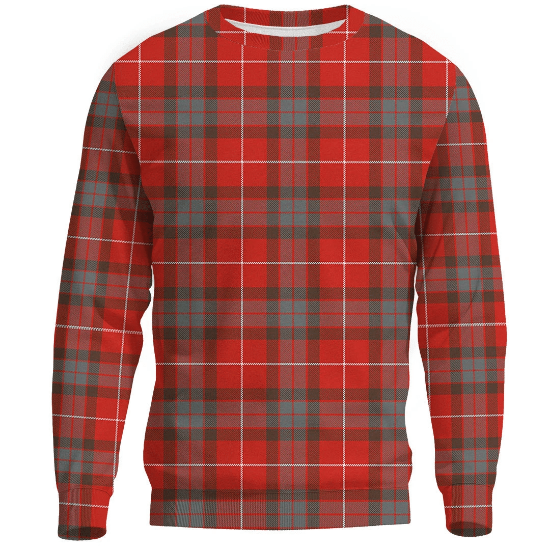 Fraser Weathered Tartan Plaid Sweatshirt