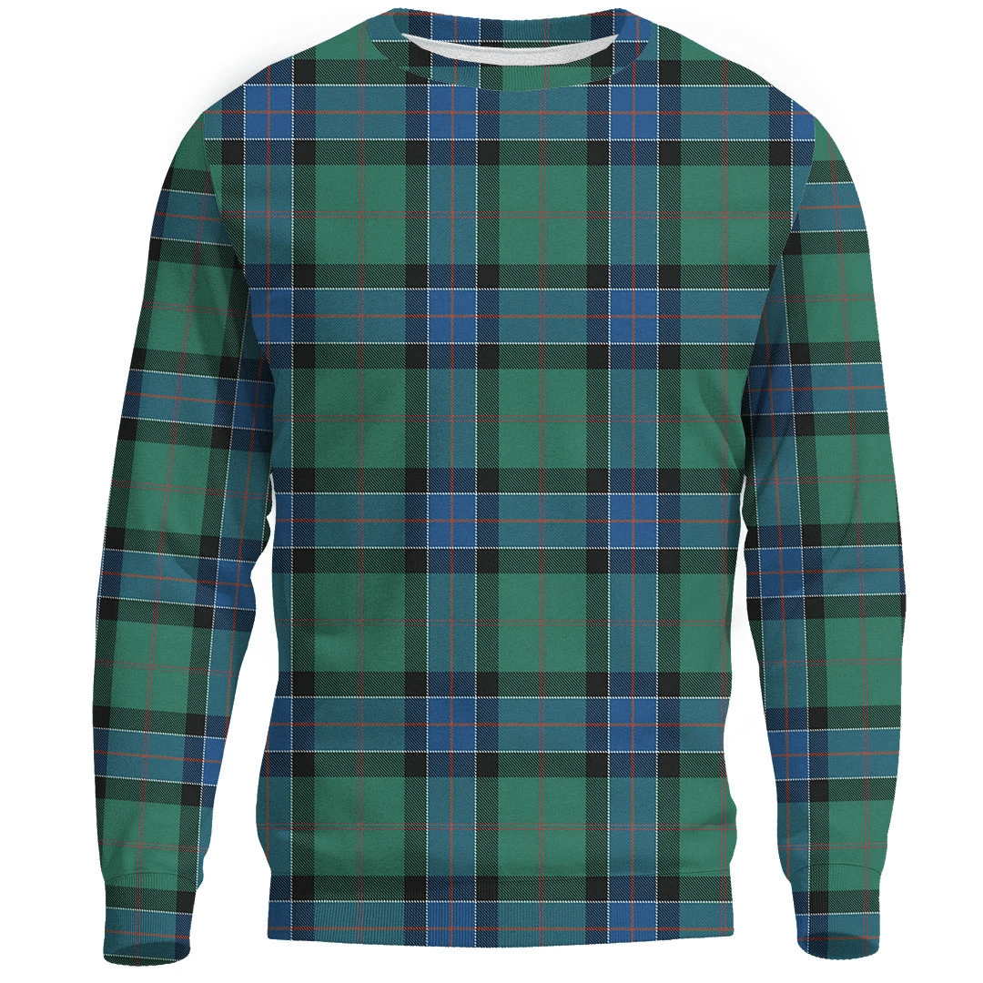 Sinclair Hunting Ancient Tartan Plaid Sweatshirt