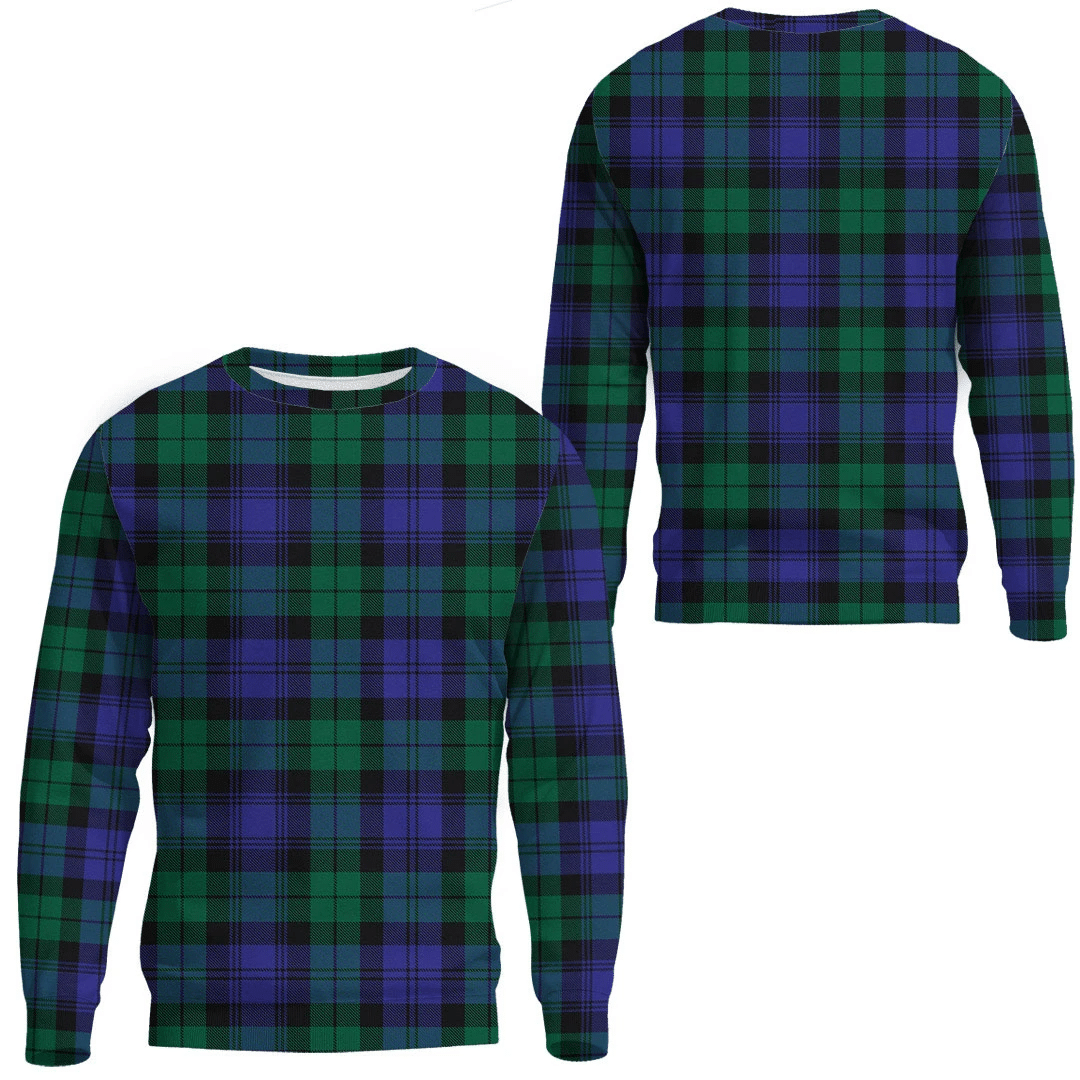 Blackwatch Modern Tartan Plaid Sweatshirt