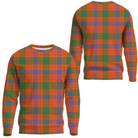 Ross Ancient Tartan Plaid Sweatshirt