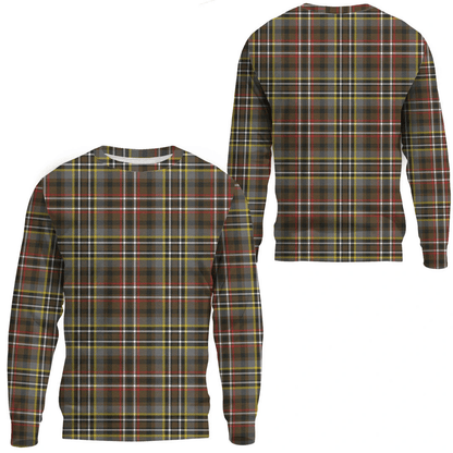 SCOTT GREEN WEATHERED Tartan Plaid Sweatshirt