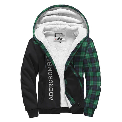 Abercrombie Tartan Sherpa Hoodie Curve Style