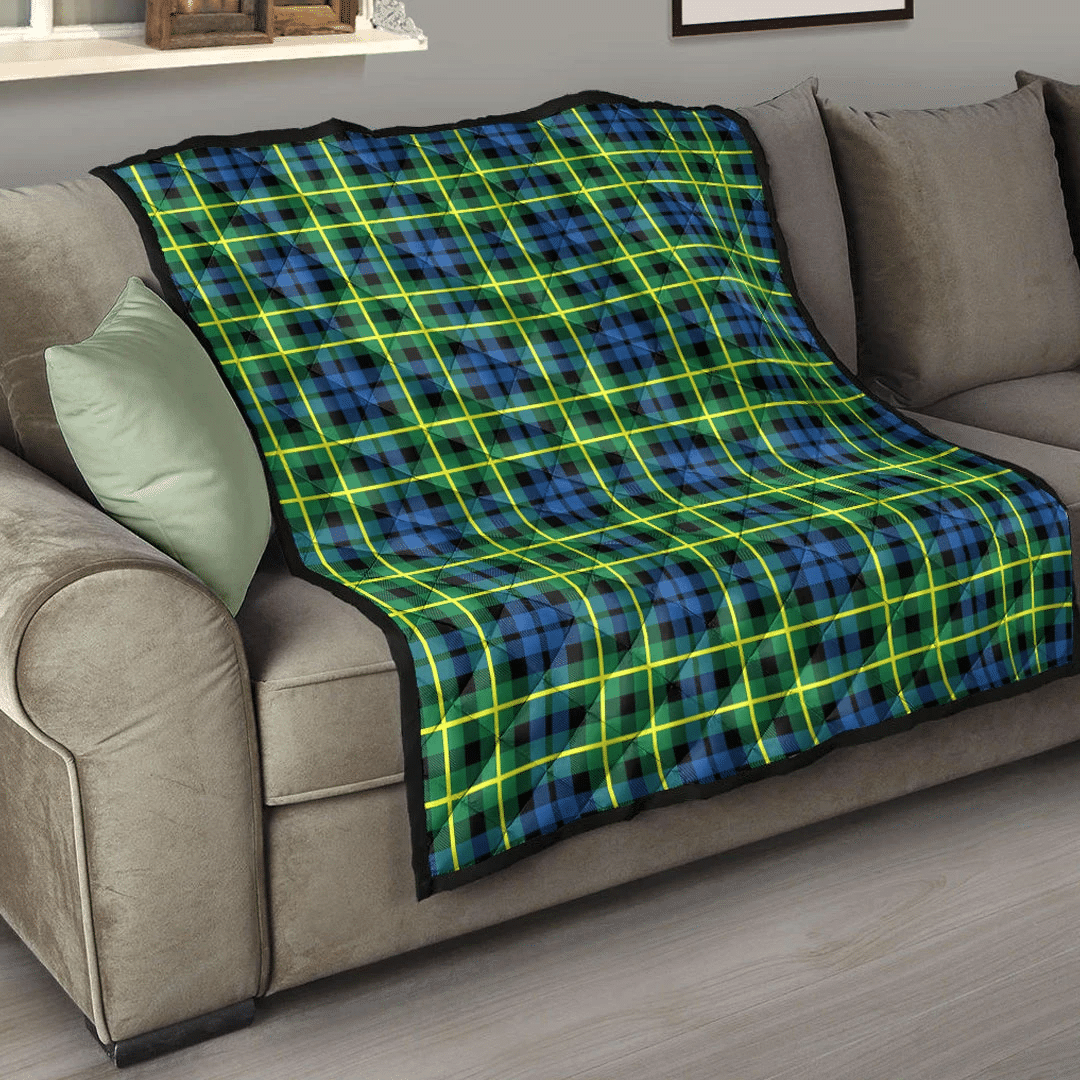 Campbell of Breadalbane Ancient Tartan Plaid Quilt